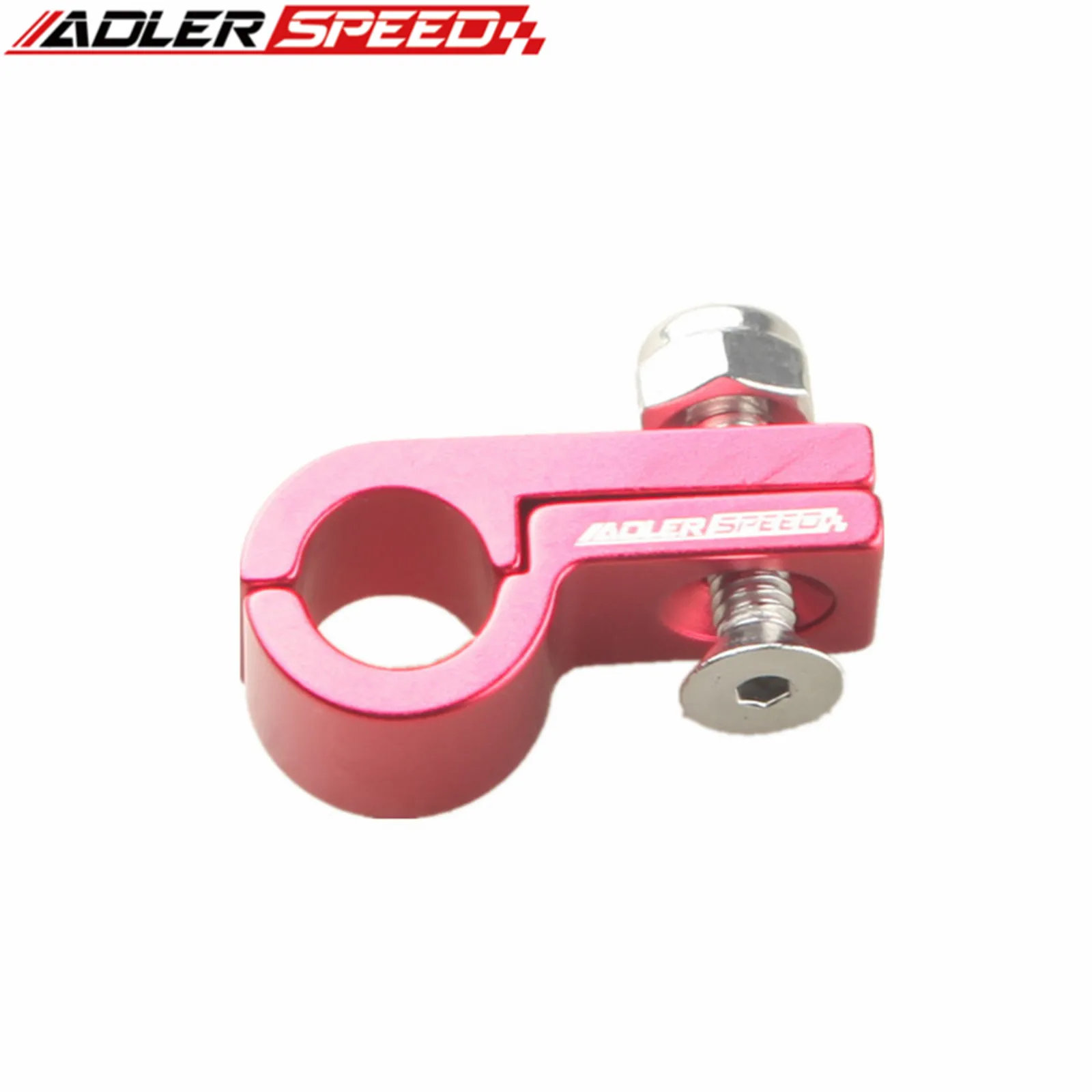 ADLERSPEED-Aluminum Line Hose Clamp, Red, ID, 4.8mm, 6.4mm, 7.9mm, 9.5mm, 11.1mm, 14.3mm, AN3, AN4, AN5, AN6