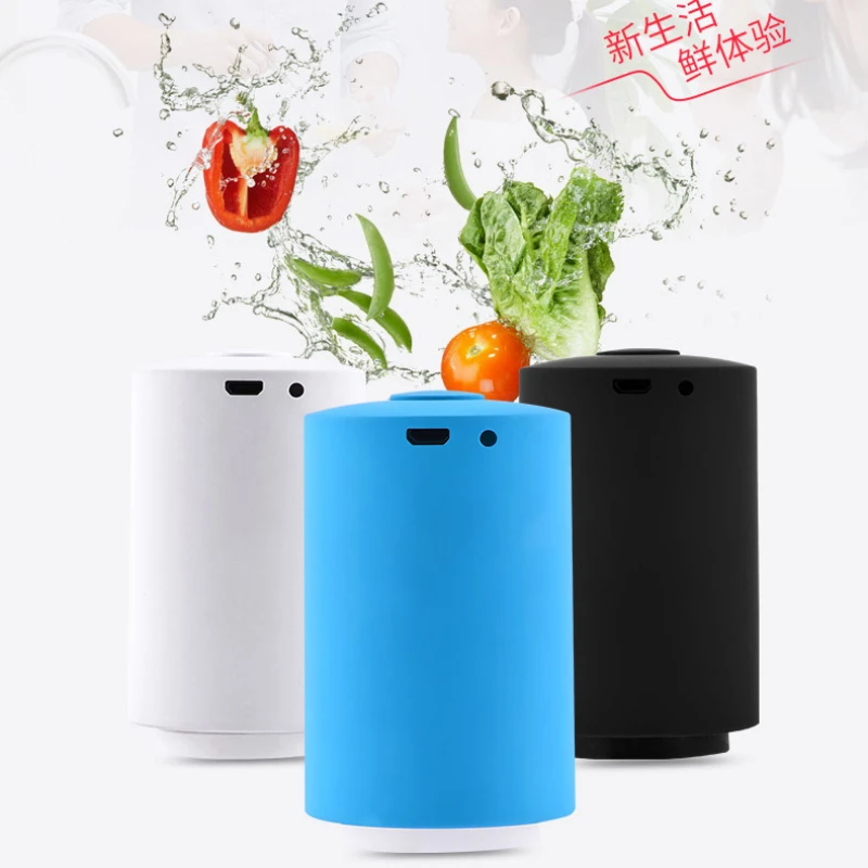 Небольшой автоматический вакуумный пластиковый упаковщик для кухни, пакет для вакуумного хранения продуктов в холодильнике