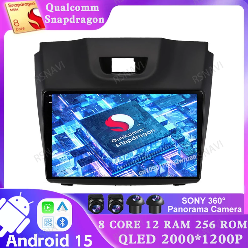 

Android 15 for Chevrolet Holden S10 TRAILBLAZER COLORADO ISUZU DMAX Stereo Viedo Player 5G WIFI DVD 4G LTE Autoradio BT DSP GPS