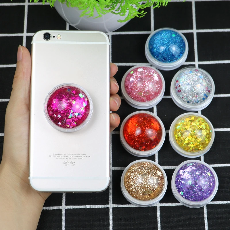 General Foldable Glitter Phone Grip Mobile Phone Accessories Accessory Usage For redmi note 10 pro Almost All Smartphones