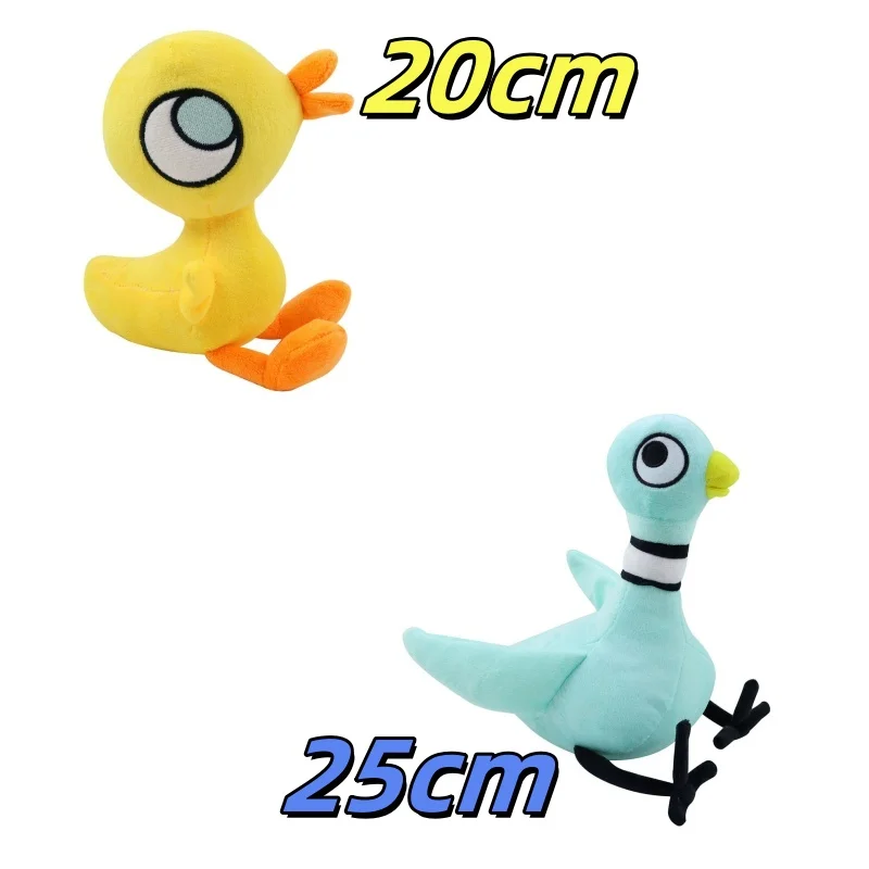 Lassen Sie die Taube nicht den Bus fahren Mo Willems Pigeon Plüschtier Film Kuscheltiere Spielzeug für Kinder Geburtstagsgeschenk Raumdekoration 25 cm