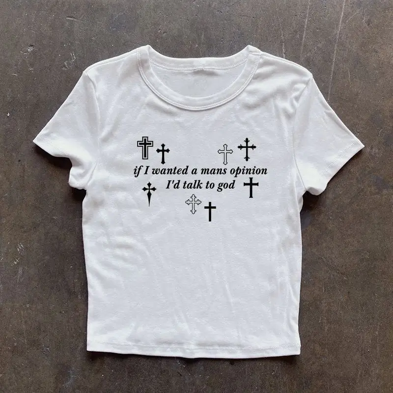 

American Retro High Street Fashion Brand Loose Cross Print T-shirt Loose Comfortable Unique Top for Men and Women