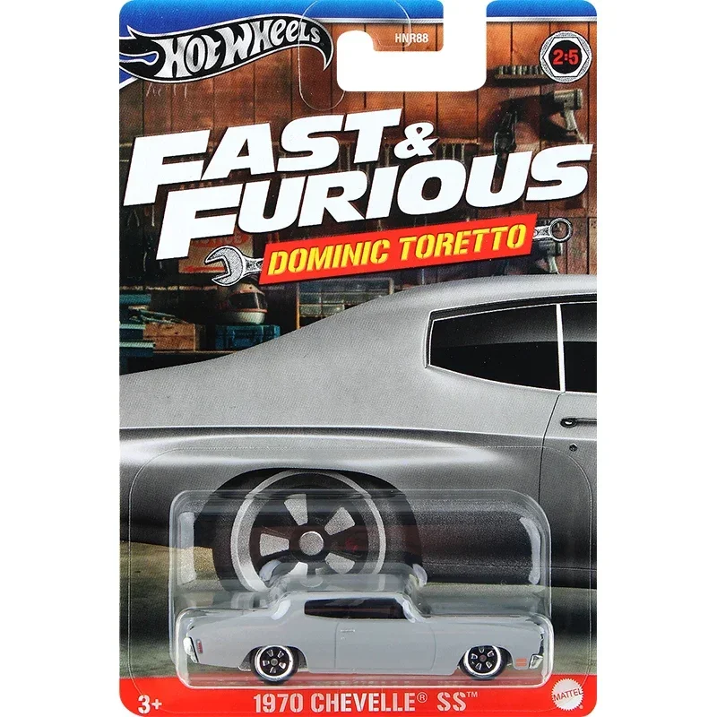 Official Hot Wheels Fast& Furious Car Dominic Toretto Boys Toys 1:64 Diecast Chevy Fleetline Dodge Charger Mazda Rx-7 Lykan Gift