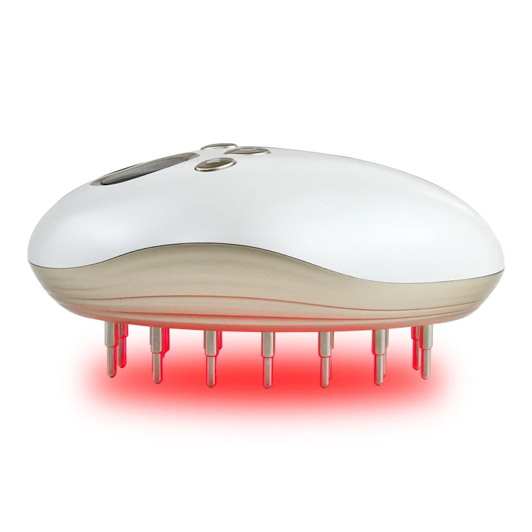 

Scalp massage LLLT IR led EMS infrared red blue led light therapy hair healthy Hair care comb