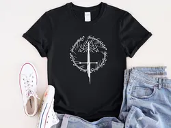 Tree of Gondor Sign Shirt, Middle Earth Tree T-Shirt, LOTR Shirt, LOTR Fan Gift Tee