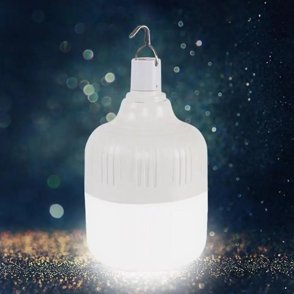 Portable Hanging Lantern High Brightness Flicker Free Non-glaring LED Night Lamp Energy-saving Camping Emergency Light With Hook