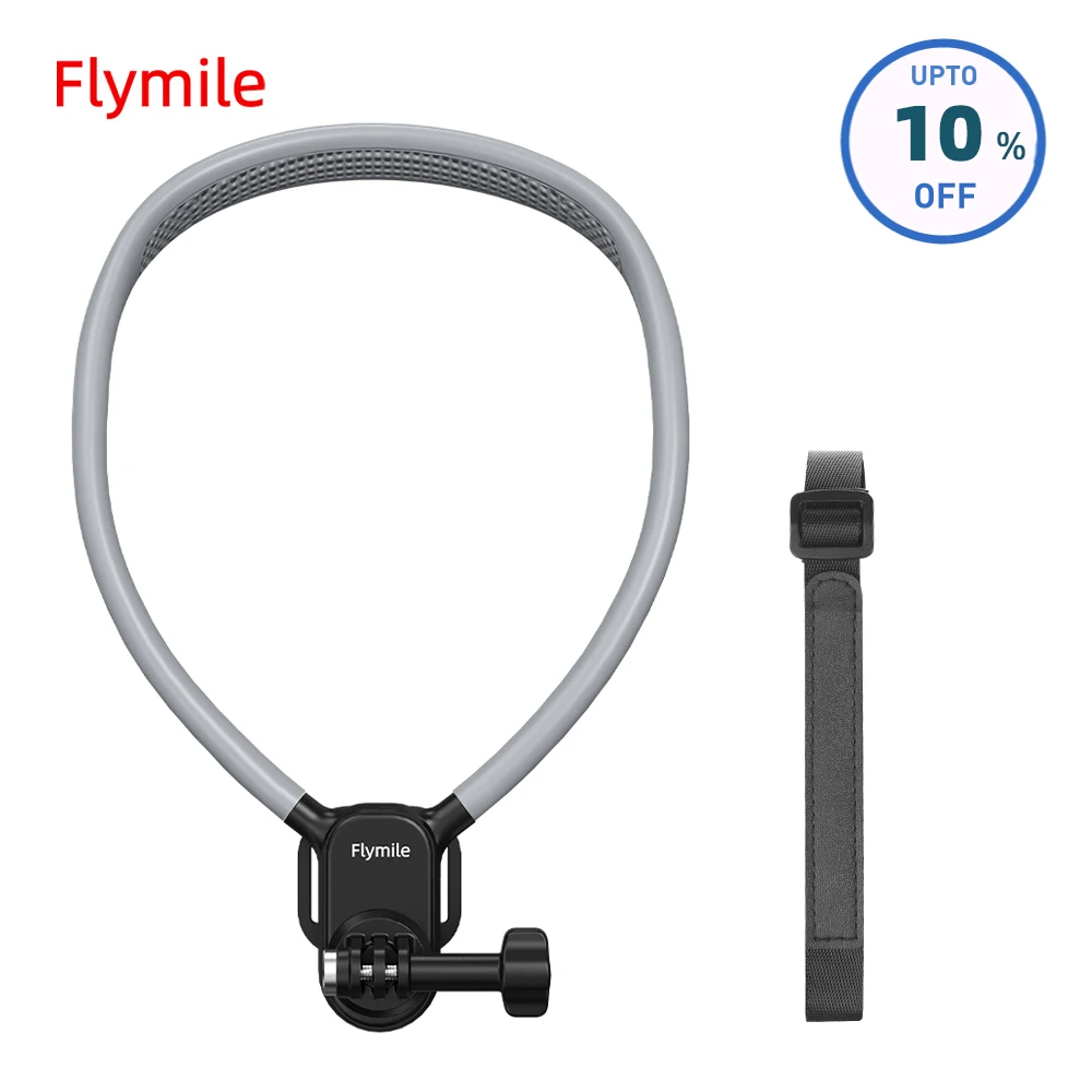 

Flymile Neck Mount Holder for DJI Action 5 Pro/Osmo 360/Insta360 Ace Pro 2/Gopro 13 12 Accessories Camera POV Mount Chest Strap