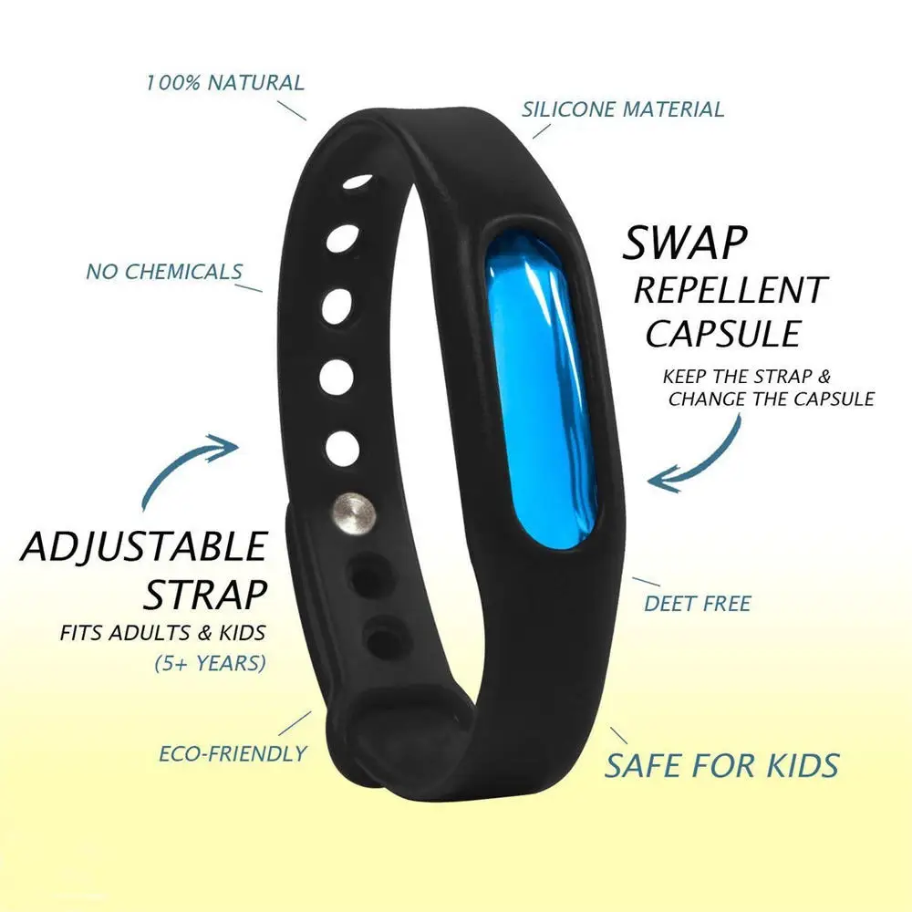 Anti Mosquito Pest Bug Bug Capsule Anti Mosquito Waterproof Repellent Band Mosquito Repellent Wrist Band Bracelet