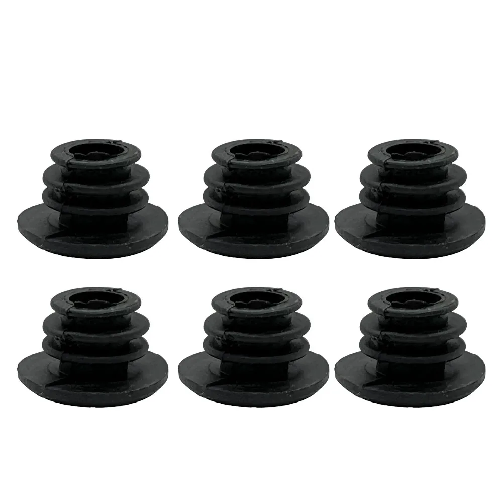 Boost Your Control and Comfort MTB Rubber Bike Handlebar End Plugs  6 Pack Suitable for Standard Bicycle Handlebars