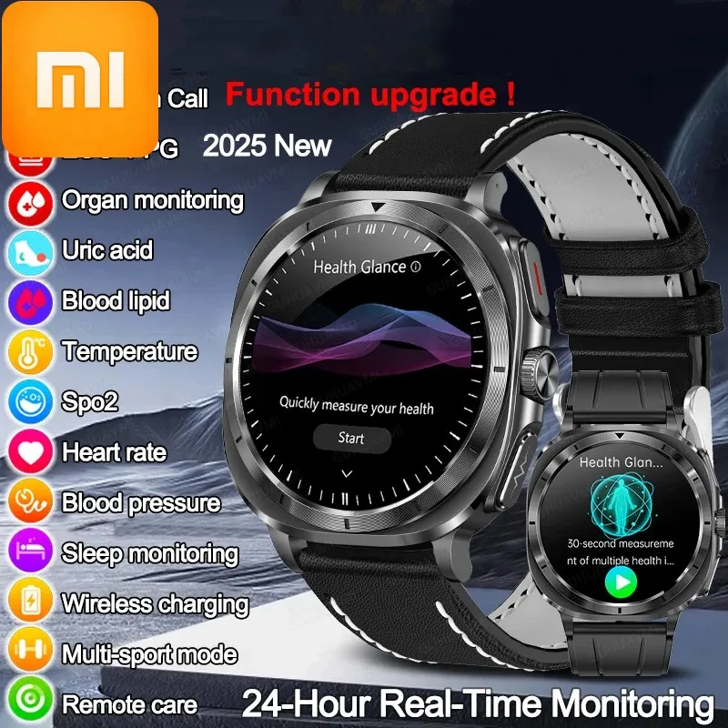 

Xiaomi для Samsung Galaxy Watch 7, липиды в крови, мочевая кислота, артериальное давление, анализ тела, умные часы, ЭКГ + PPG, часы, умные часы для мужчин