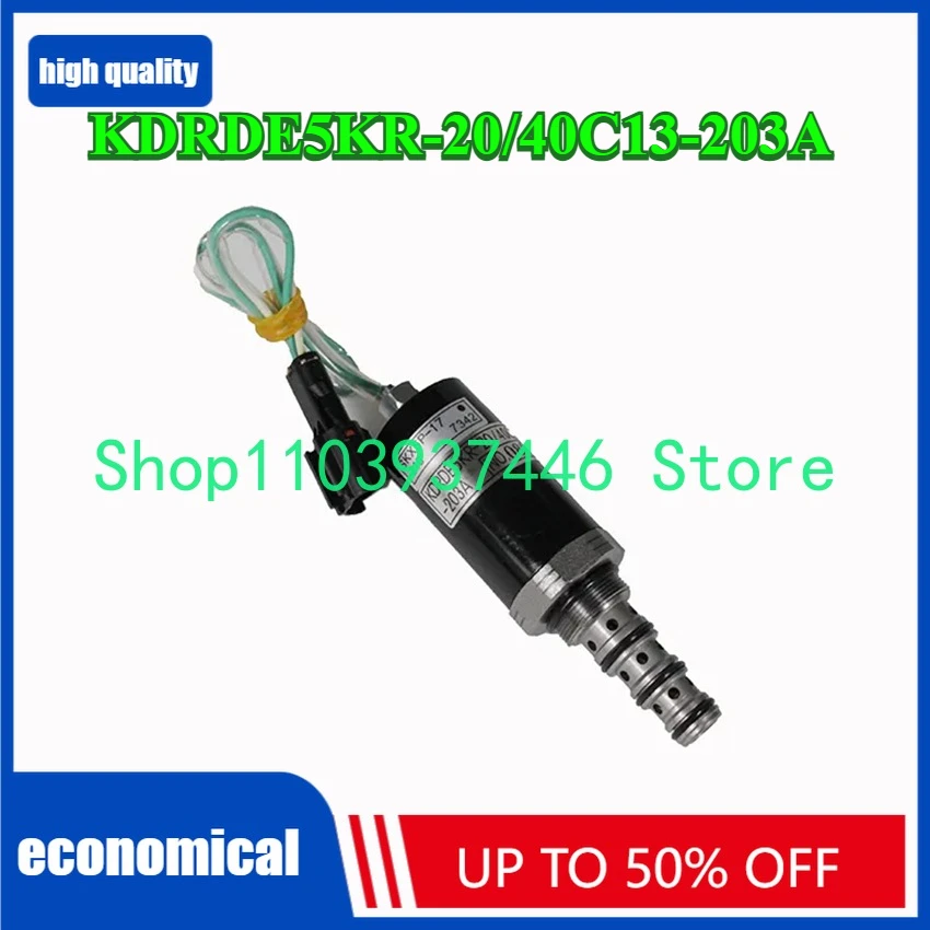 

KDRDE5KR-20/40C13-203A Excavator Parts Hydraulic Pump Solenoid Valve SKX5P-17-210 for SH200