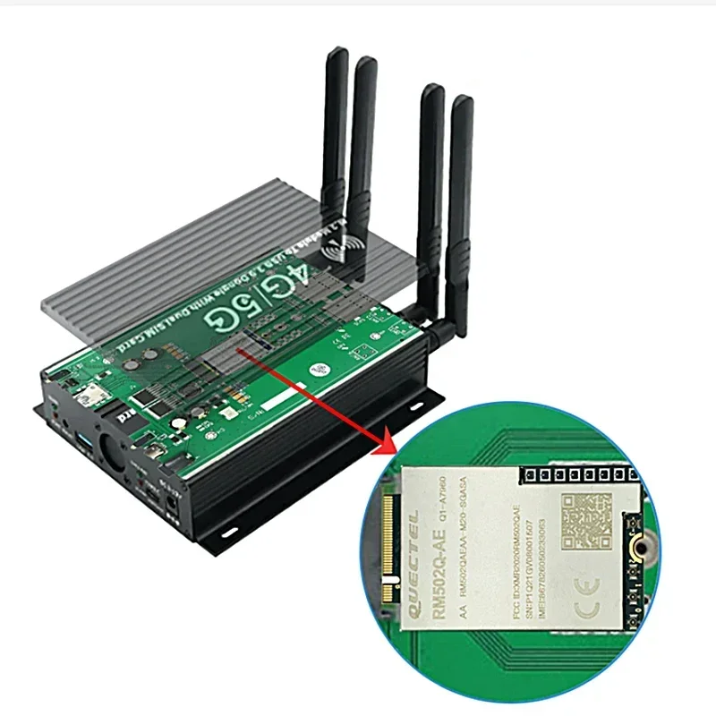NGFF M.2 4G 5G Module to USB 3.0Wifi Adapter External Wireless Wifi Adapter With Dual SIM Card Slot