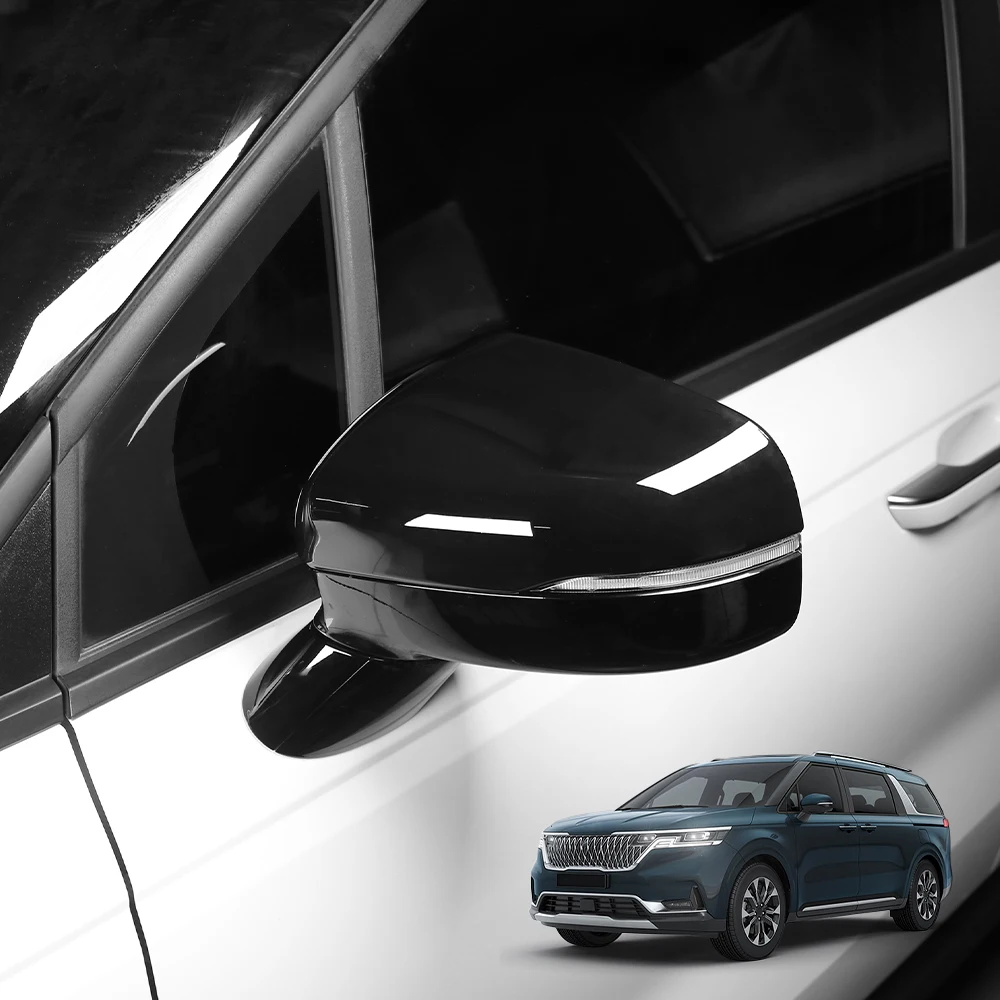 

For KIA Carnival 2022-2026 LHD/RHD Car Exterior Accessories Rear View Mirror Cover Side Mirror Trim Frame Covers ABS Material