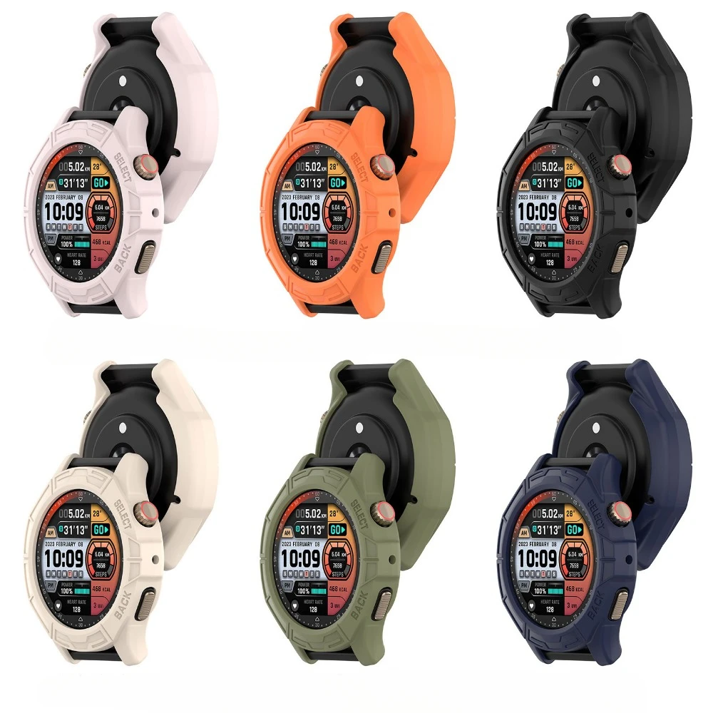 غطاء جراب من البولي بروثين الحراري لـ Amazfit Cheetah Pro ، غطاء مجوف ، غلاف واقي من الوفير من السيليكون الناعم ، غلاف واقي