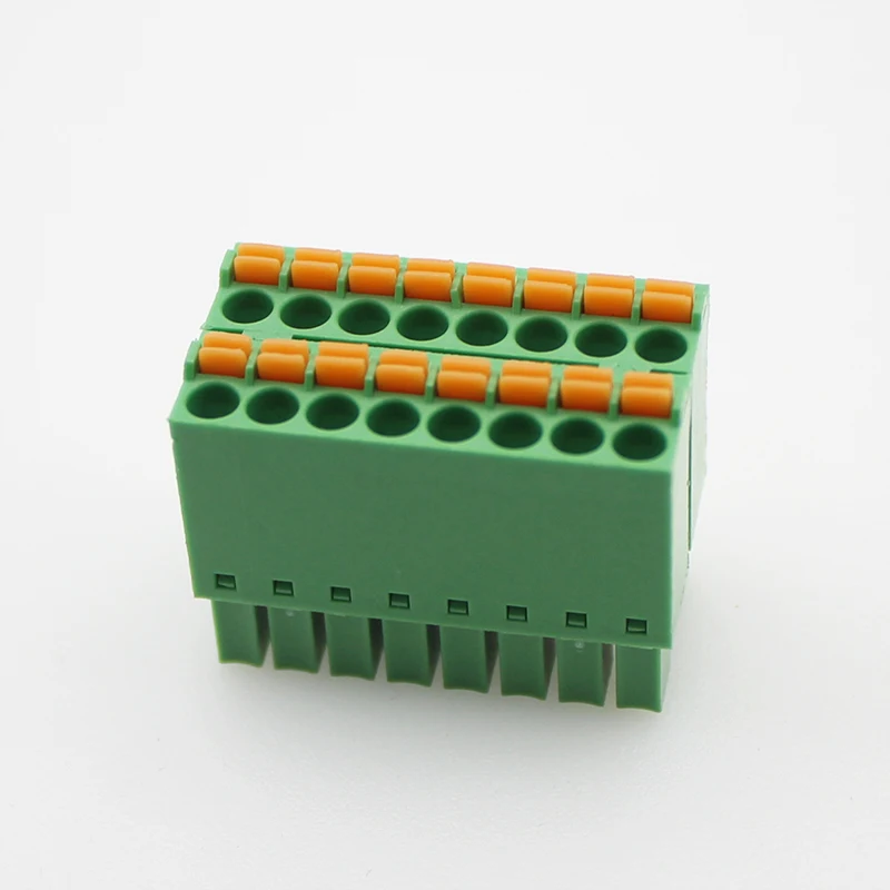 15EDGKNHC spring Terminal Block 3.5mm 3.81mm Pitch used as KF2EDGKNH 15EDGKNH FMCD1.5 ST PCB Terminal Connector