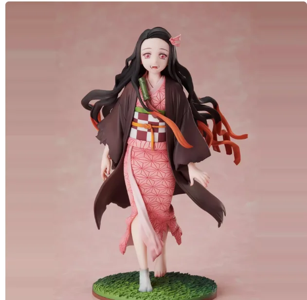 2025 In stock 100% Japanese original genuine PVC Kamado Nezuko action figure collectible model toys for boys