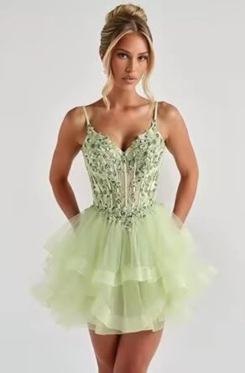 

Короткие платья трапециевидной формы для встречи выпускников для подростков, многоуровневое коктейльное платье с рюшами, блестящее бальное платье из тюля