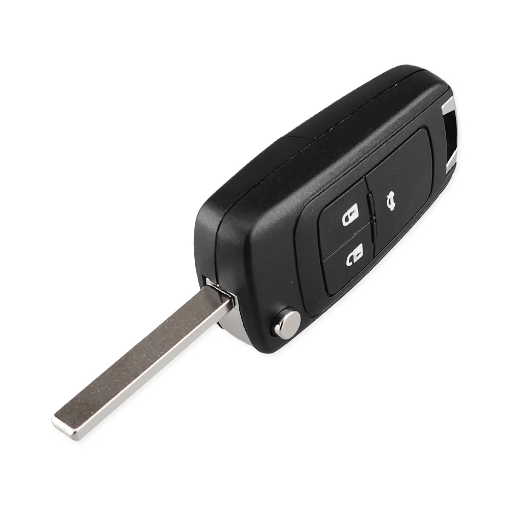 For OPEL VAUXHALL Insignia Astra Zafira For Chevrolet Cruze For Buick 3 Button Flip Folding Remote Car Key Shell