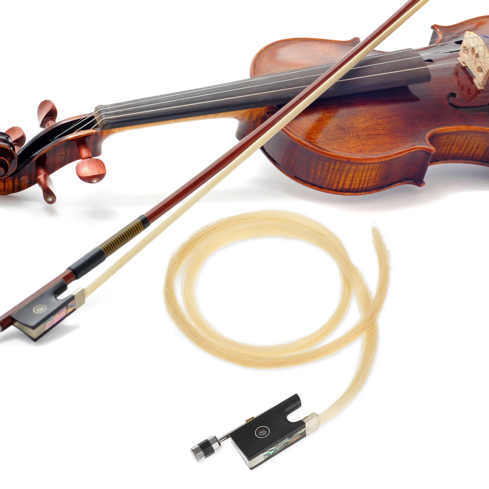 HYTROVE الكمان القوس الضفدع استبدال إصلاح جزء ملحق لصيانة أداة سلسلة