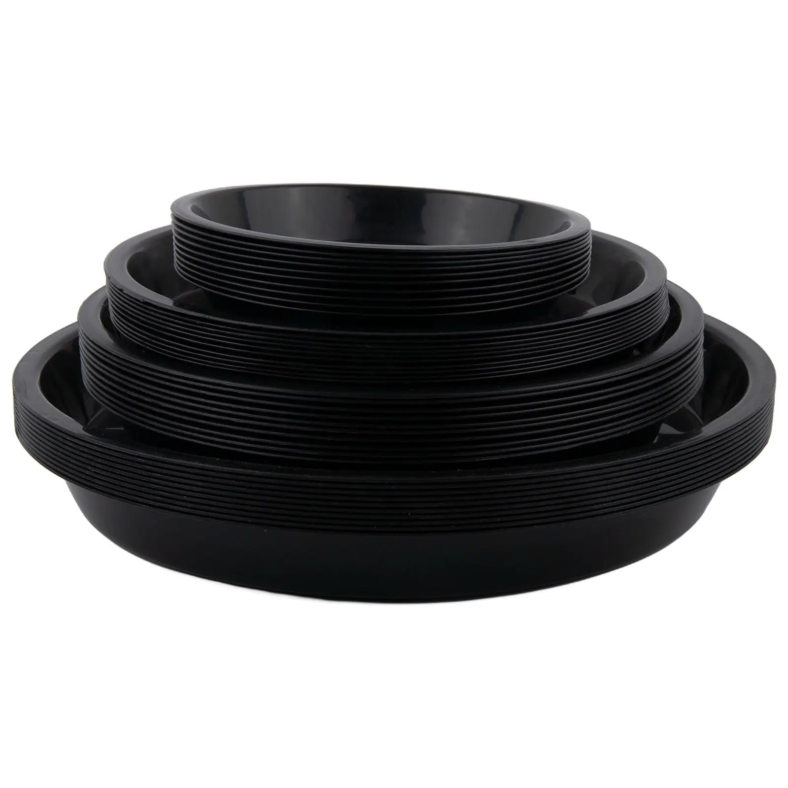 A Must Have Gardening Accessory 40PCS Lightweight Round Saucers Designed to Contain Excess Water from Flower Pots