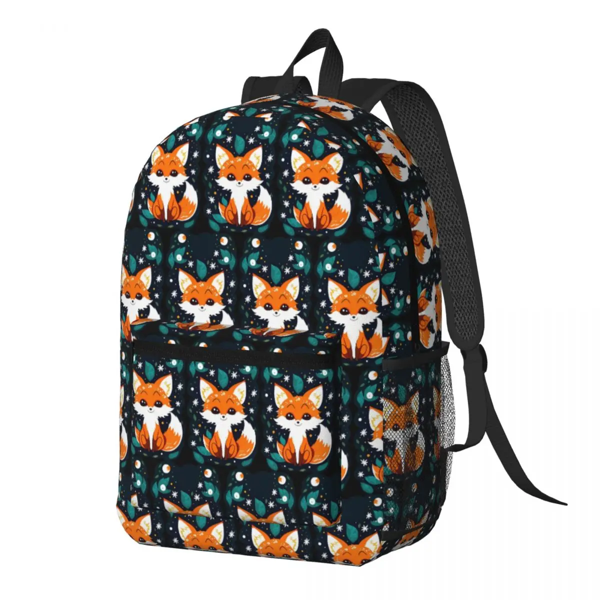 

Cartoon Fox In The Grass Backpack Daypack Large Capacity Children BookBag School Bag Shoulder Bags for Men Women