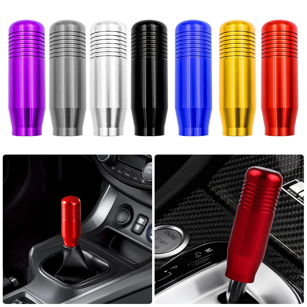 Stylish Universal Car Aluminum Manual Gear Shift Knob Stick Manual Transmission Gearstick Lever Shifter Knob 8.5CM