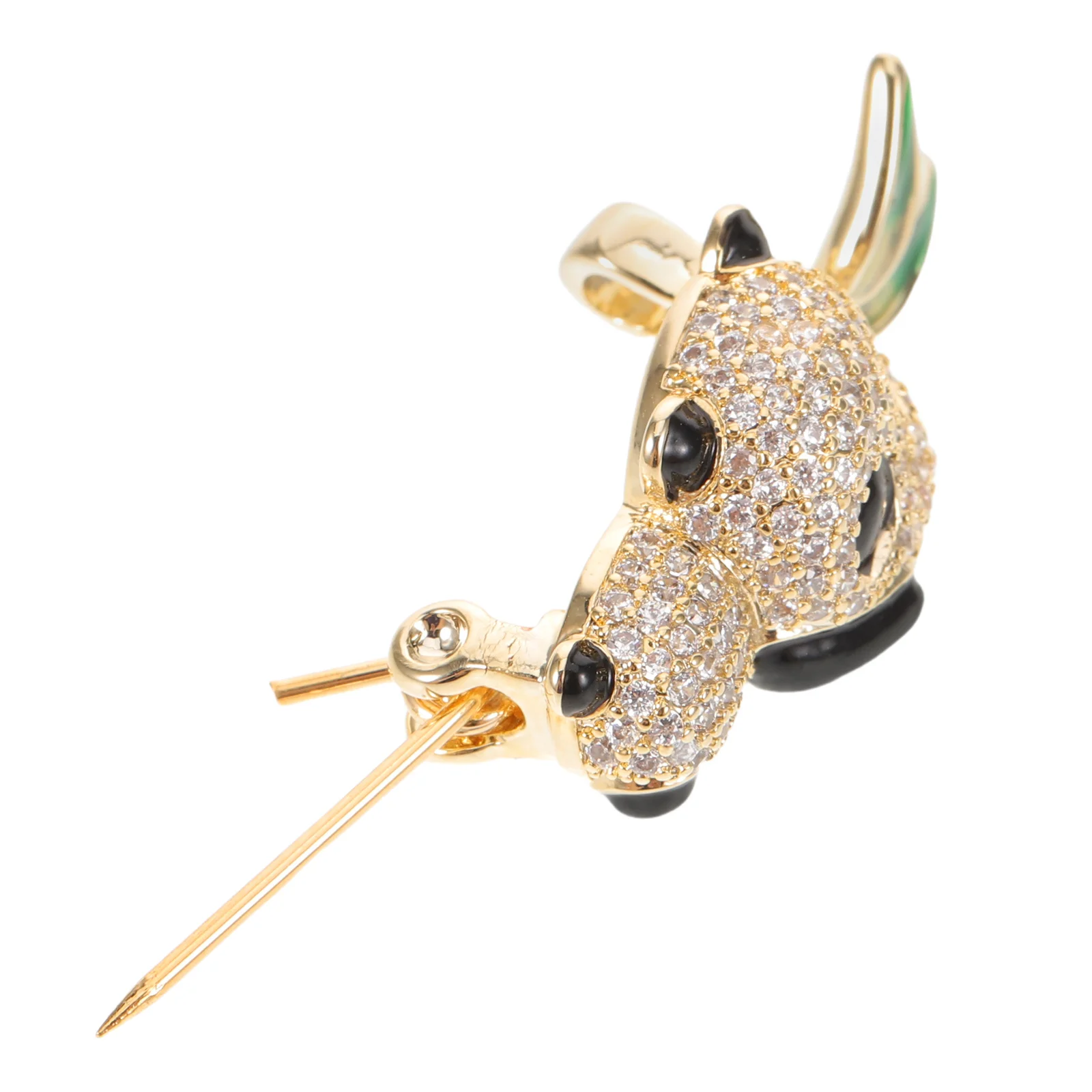 

Cute Panda Brooch Pin Glitter Rhinestone Cartoon Animal Lapel Badge for Dress Hat Backpack Sweater Shirt Decoration