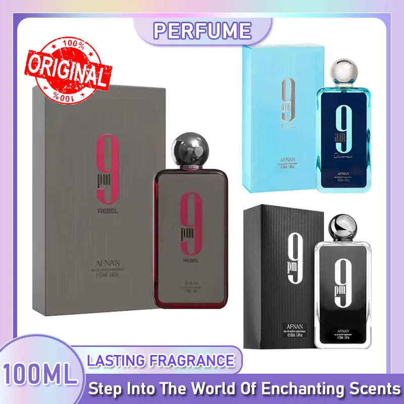 100 مللي الأصلي 9AM 9PM المتمردين كولونيا للرجال الرجال أو دو تواليت عطر عربي للنساء والرجال جودة عالية النبيلة #1