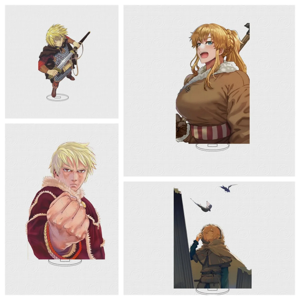 15CM Anime Vinland Saga Acrylic Stand Model Cosplay Charm Characters Ornament Accessories Goods  Collection Christmas Gifts
