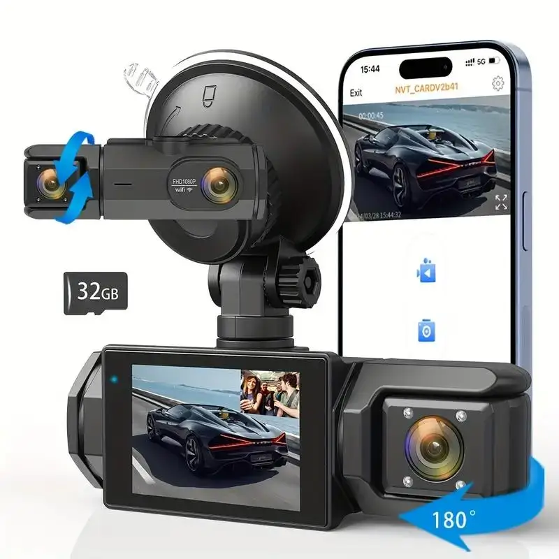 1080P Wifi 3 Channe… - image