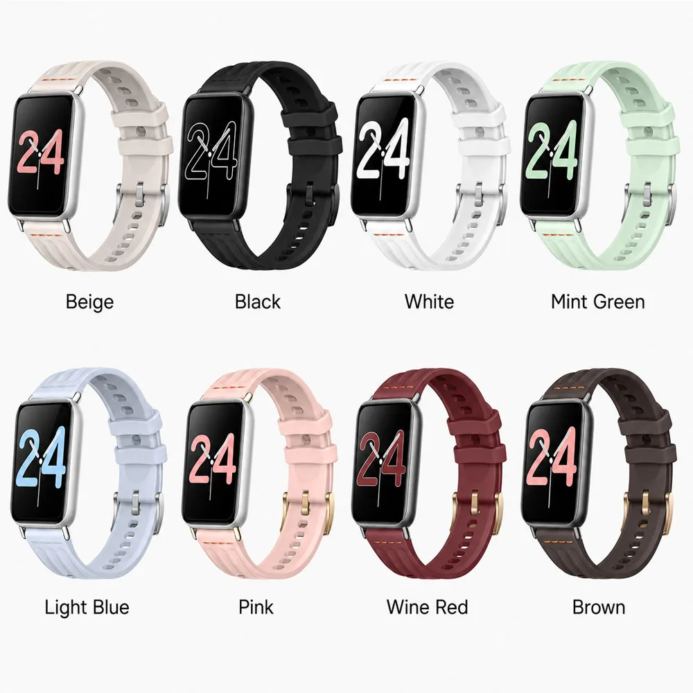 Soft Silicone Band for Xiaomi MiBand 10Pro/9Pro/8Pro Sport Strap Wristband for Redmi Watch 6/5/4 Bracelet Correa Metal Connector