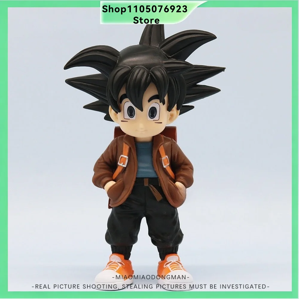 Dragon Ball Student Wukong Q-Version Stehende Position Wukong Seven Dragon Ball Figur Tide Play GK Statue Anime Figur Ornament