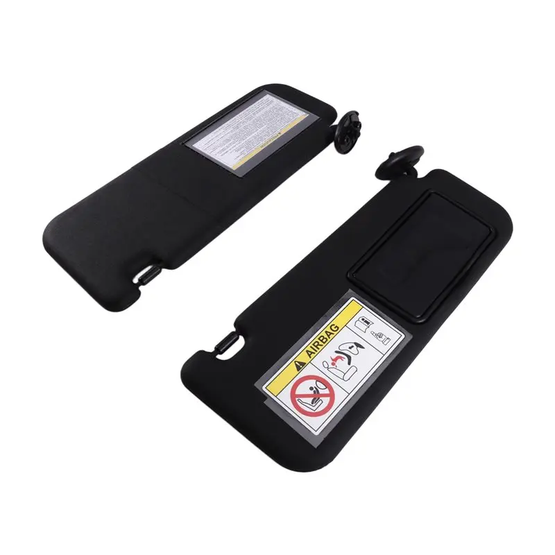 

Black Pair Side Sun Visor Fits For Toyota Hilux Revo Rocco Rogue 2WD 4WD 2015-2022- Part Numbers 74320-0KB00-C0 74310-0KC30-C0