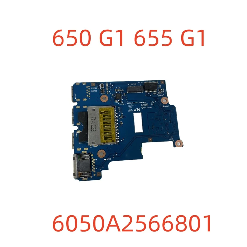 For HP Probook 650 G1 655 G1 USB audio board Network Interface Board 6050A2566801