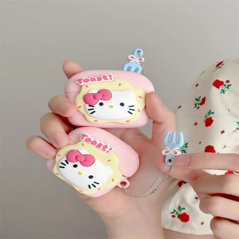 

Sanrio Hello Kitty Protective Cases for Apple AirPods 1 2 3 Pro 2 Case Cute Anime Silicone Earphone Accessories Headphone Box