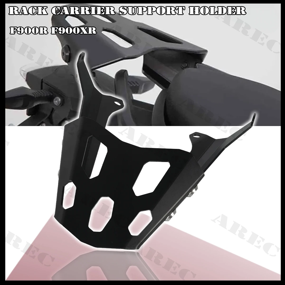 

Motorcycle Rack Rear Trunk Frame Aluminum Alloy Rear Armrest Tail Wing Dedicated For BMW F900XR F900R 2019 2020 2021 2022 2023