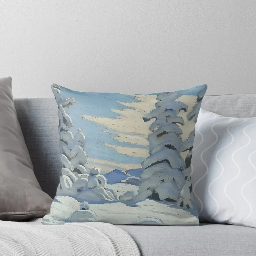 

Trees and Snow by Lawren Harris Throw Pillow Luxury Cushion Cover Cushion Child Sofa Pillow Cover pillow