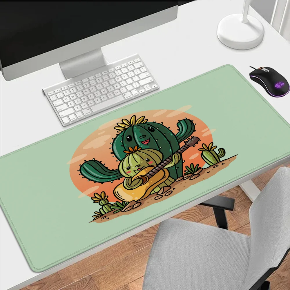 Computer Xxl Mouse Pad Cactus Office Accessories for Desk Mat Mousepad Gamer Gaming Mats Keyboard Large Mause Carpet 900x400 Rug