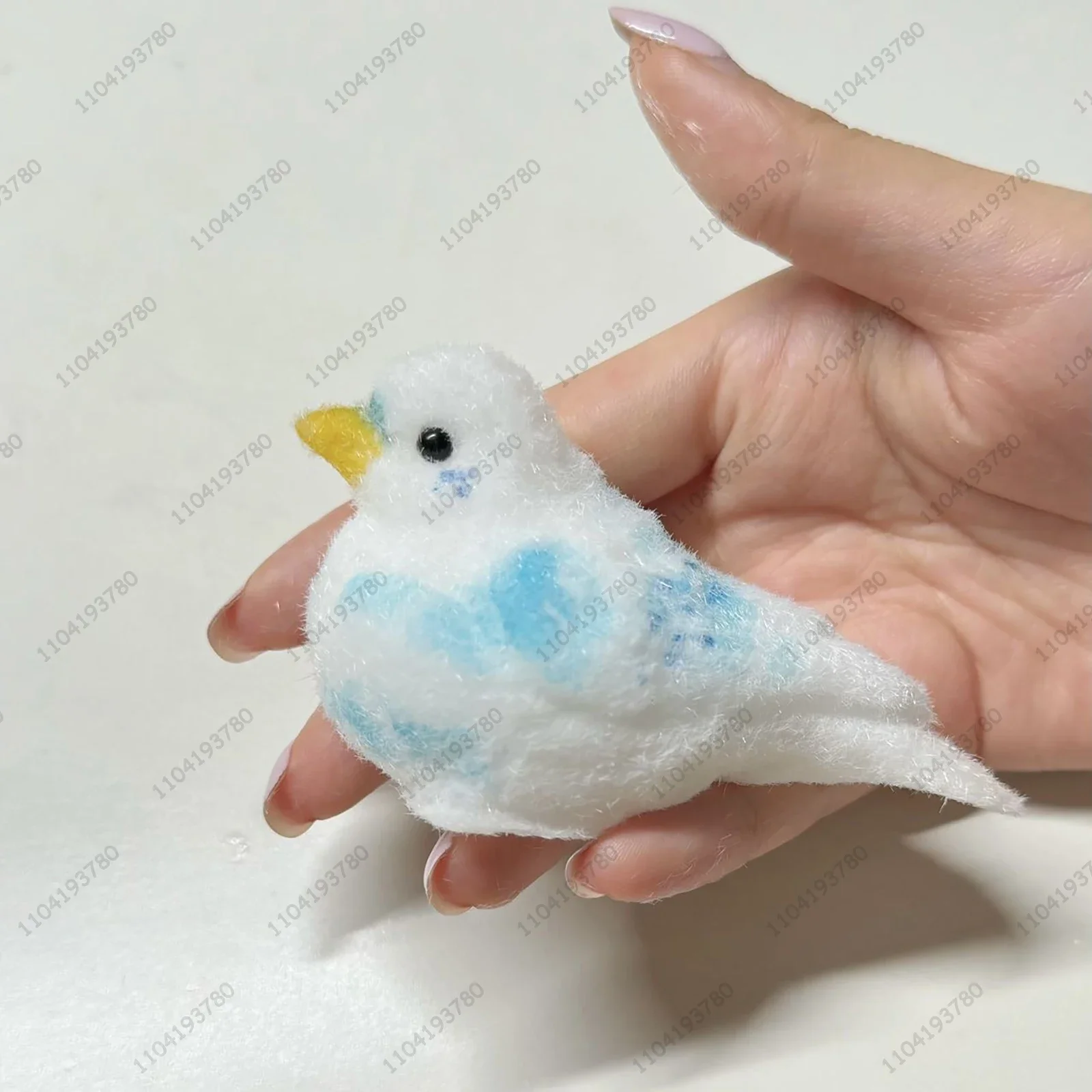 Big Bird Taba Squishy Silicone Hand-painted Squezze Toy Cute Fuzzy Birdy Mochi Toy Hand Relax Stress Release Toy Gift