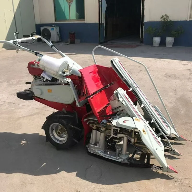 Cheap Professional Paddy Rice Cutting And Binding Machine Paddy Harvester Machine Wheat Oats Rice Reaper Binder Price