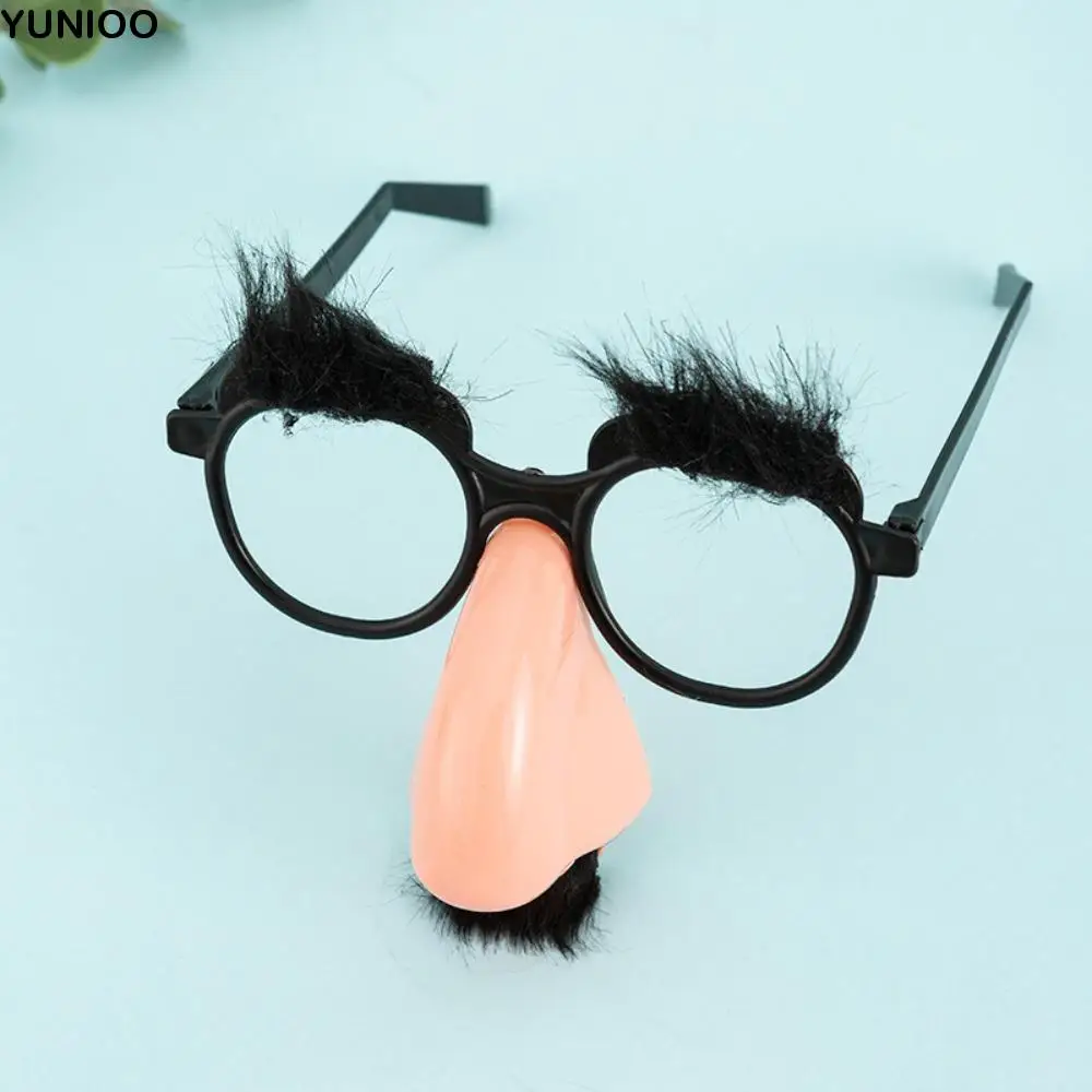 

Nose Hair Eyebrows Plastic Party Decoration Adult Big Nose Party Fancy Mask Festival Supplies Costume Props Disguise Spectacles
