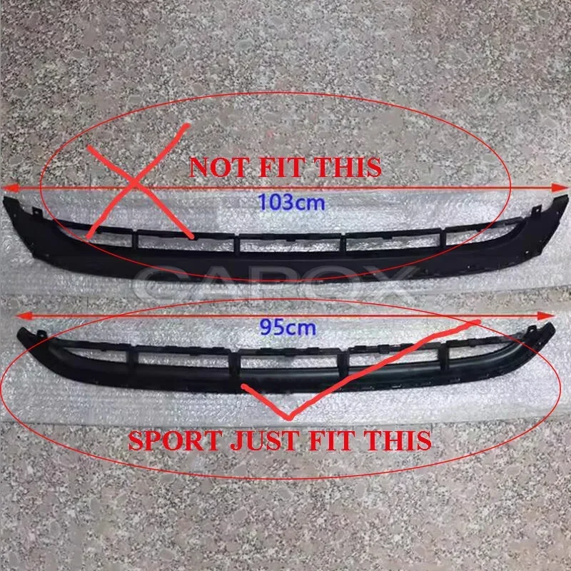 CAPQX Front Bumper Lower Guard Deflector For Audi Q7 S-line Sport 2010-2015 Front Bumper Lower Spoiler Front Bumper Deflector