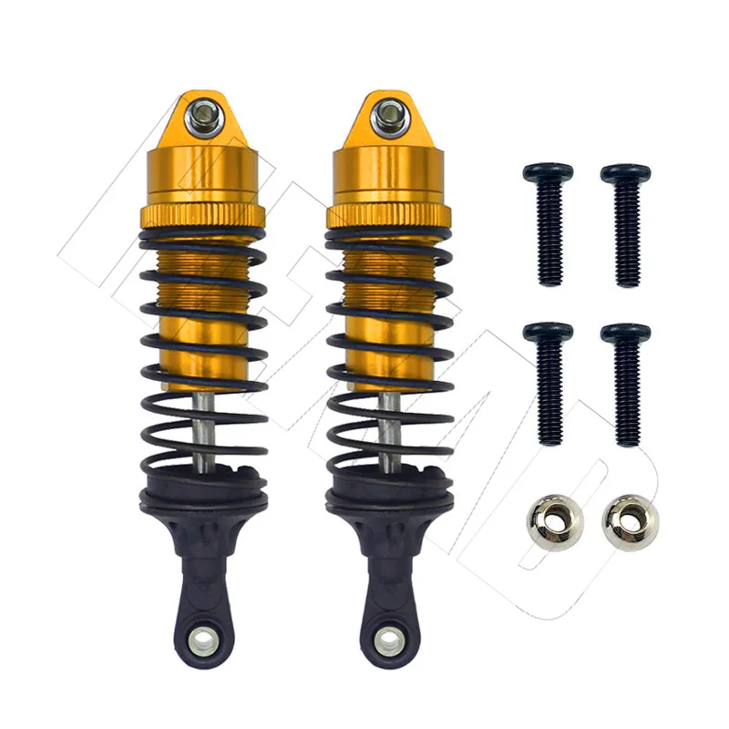 Aluminum Front&Rear Shocks Absorber Assembled for 1/10 Traxxas Slash 4x4 4WD 2WD Rustler VXL Stampede RC Car Upgrade Part