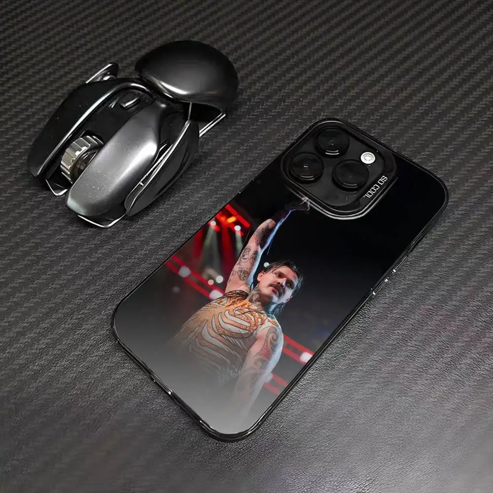D-Dominik Wrestler M-Mysterio Phone Case For iPhone 16,15,14,13,12,17,Pro,MAX Black Matte Shockproof Cover
