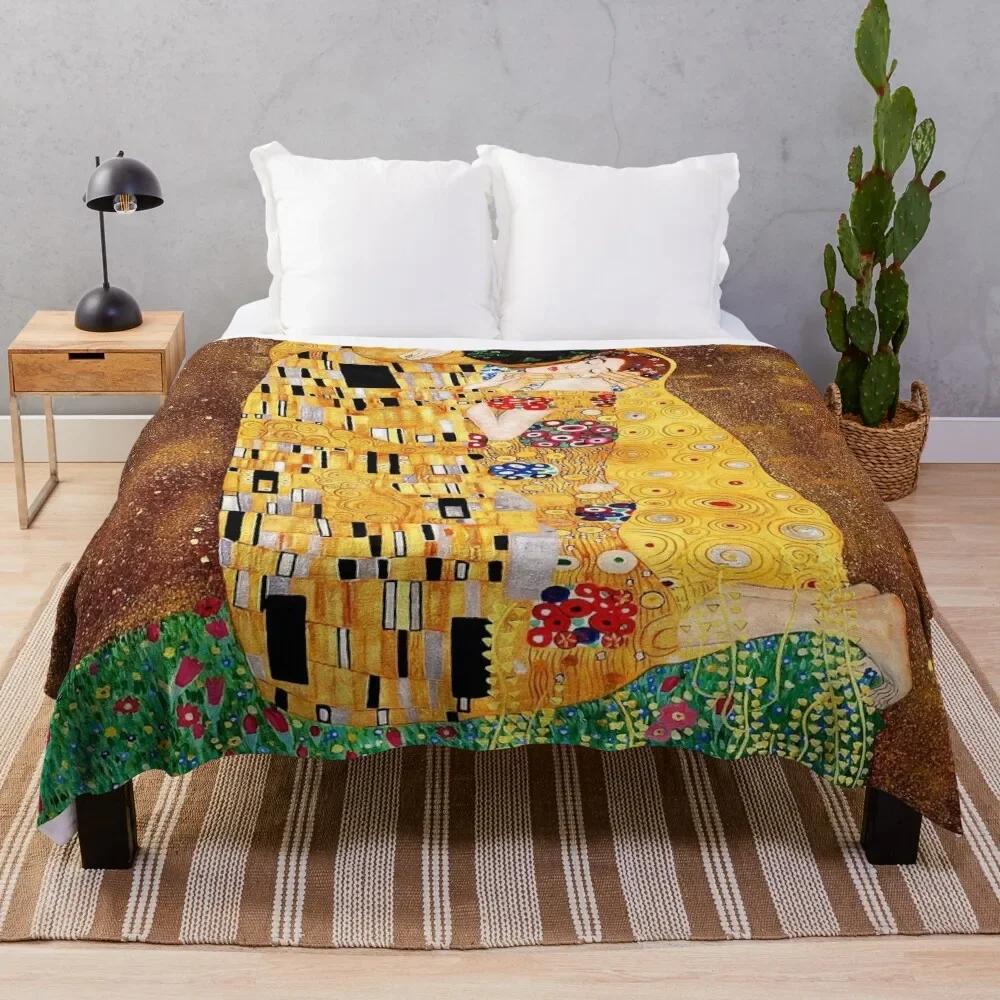 

Gustav Klimt Throw Blanket Decorative Beds Luxury Thicken Fashion Sofas Blankets