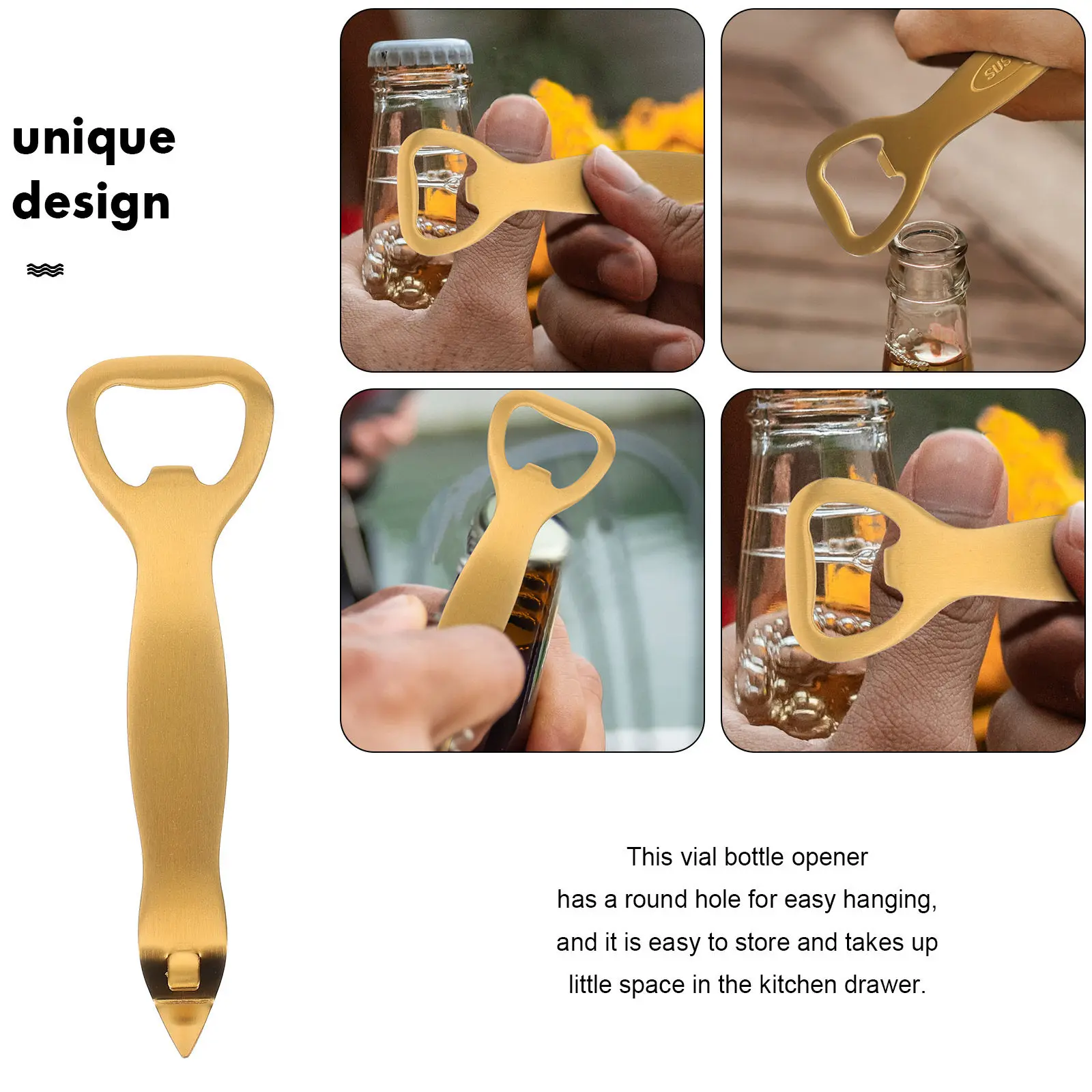2Pcs Vial Opener Stainless Steel Bottle Opener Portable Mini Vial Breaker Nurse Supply Hospital Accessory Reusable Bottle Cap