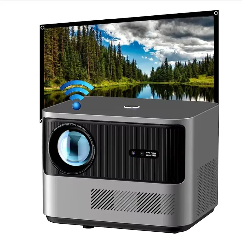 Rigal RD-501 Smart Tablet Projector Wifi Low Price Tv 4K Mobile Connect Multimedia Enclosed Projector