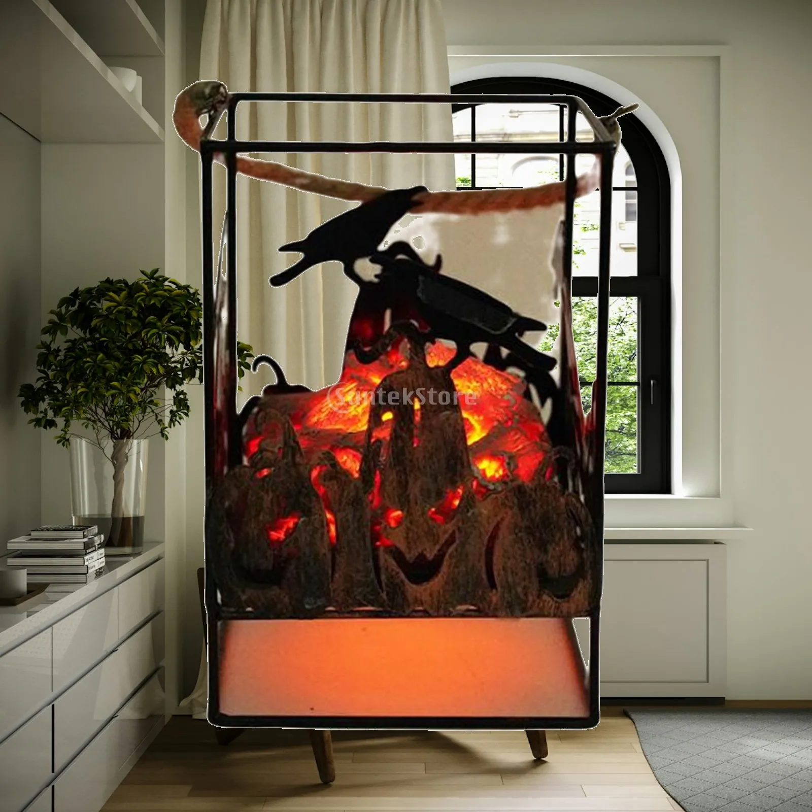 flameless-led-fireplace-lantern-tabletop-lamp-resin-iron-material-battery-operated-decorative-night-light-for-living-room
