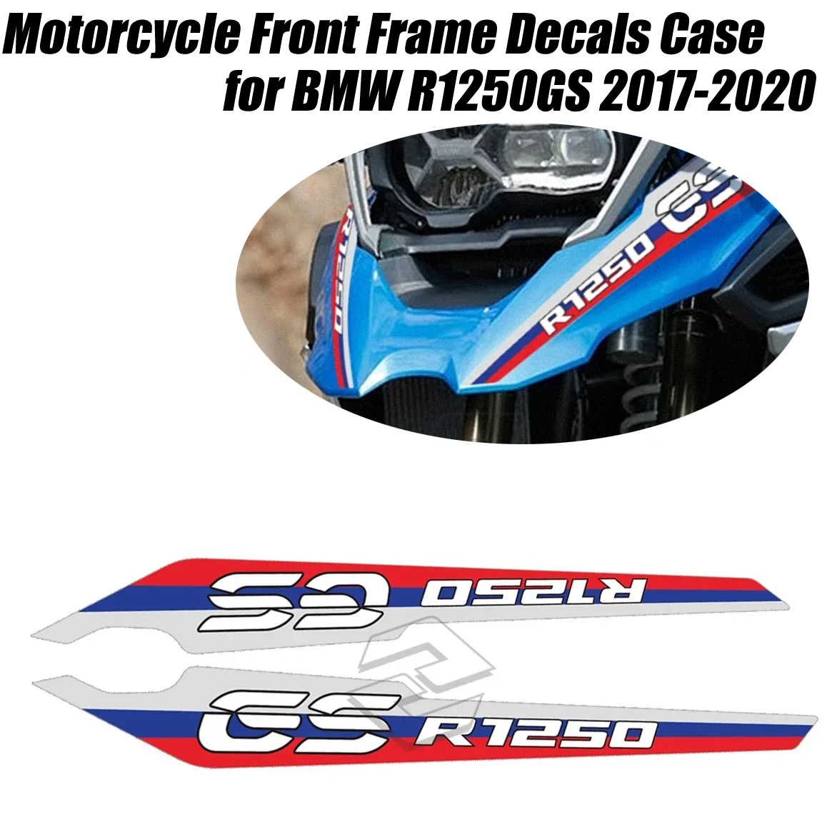 

Motorcycle Front Frame Decals Case for BMW R1250GS 2017-2020