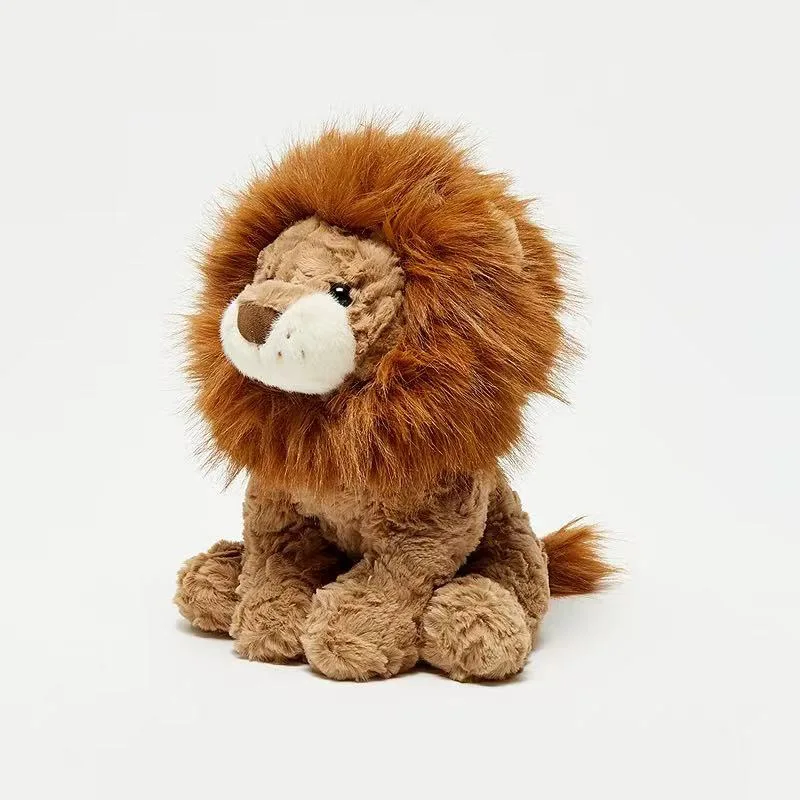 

Realistic Fluffy Stuffed Lion Plush Toy New Style Zoo Theme Soft Throw PillowHoliday Gift Home Decor Wholesale